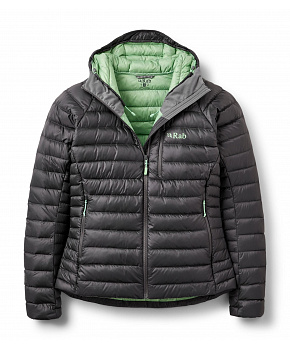 Rab Microlight Alpine Hoody Women's graphene/GRH Rab Microlight Alpine Hoody Women's graphene/GRH