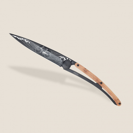 Deejo 1GB103 Black tattoo 37g, juniper wood, Bicycle