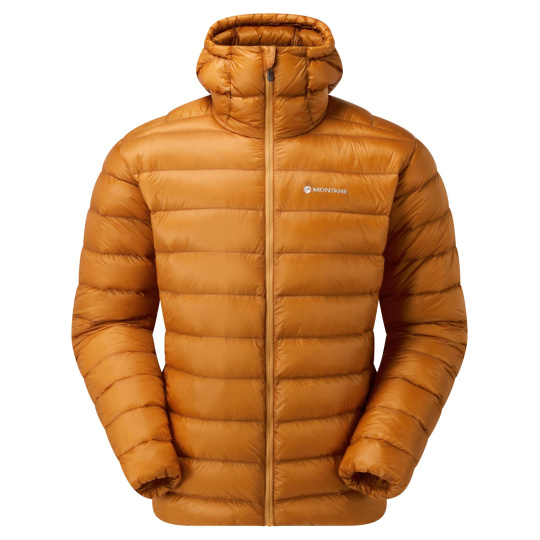 Montane ALPINE 850 LITE HOODIE-FLAME ORANGE-L pánská bunda žlutooranžová