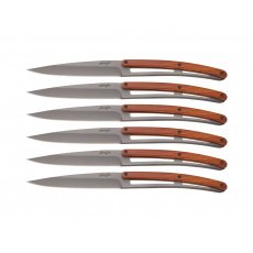 Deejo 6FB005 sada 6 příborových nožů Table,šedý titan,coralwood Deejo 6FB005 sada 6 příborových nožů Table,šedý titan,coralwood