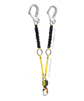 Petzl ABSORBICA-Y TIE BACK 150 cm tlumič pádu s karabinami MGO + Bm´D Petzl ABSORBICA-Y TIE BACK 150 cm tlumič pádu s karabinami MGO + Bm´D