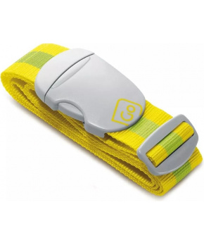 Go Travel popruh na zavazadla Luggage Strap yellow/green