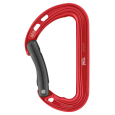 Petzl SPIRIT BENT červená karabina - prohlý zámek