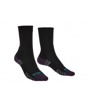 Bridgedale Hike LW MP Boot Women's black/purple/016 Bridgedale Hike LW MP Boot Women's black/purple/016