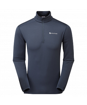 Montane PROTIUM LITE PULL-ON-ECLIPSE BLUE-M pánská mikina modrá