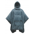 Thermarest HONCHO PONCHO Blue Woven Print eraLoftové pončo modrošedé