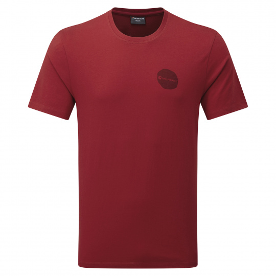 Montane TRANSPOSE T-SHIRT-ACER RED-M pánská triko tmavě červené