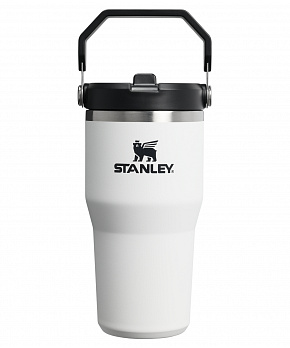 STANLEY Termoláhev s integrovanou slámkou The IceFlow™ Flip Straw 2.0 Tumbler 600 ml/20oz Chalk