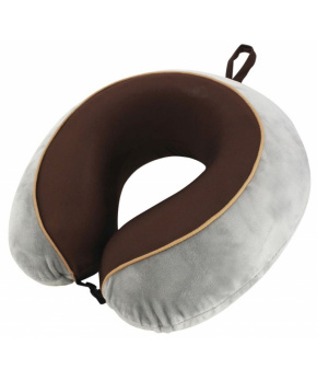 TravelSafe podhlavník Travel Pillow Memory Foam grey/brown TravelSafe podhlavník Travel Pillow Memory Foam grey/brown