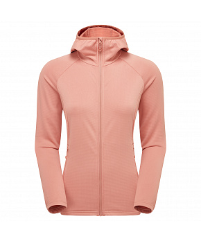 Montane FEM PROTIUM HOODIE-PINK CLAY-UK14/L dámská mikina růžová