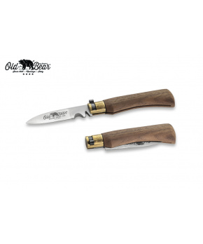 Elektrikářský nůž Antonini OldBear 9327/19_LN nerezová čepel,rukojeť americký ořech