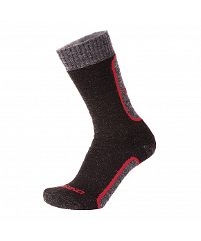 Duras Natron anthracite-red merino zimní ponožky Duras Natron anthracite-red merino zimní ponožky