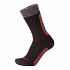 Duras Natron anthracite-red merino zimní ponožky