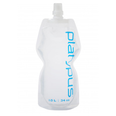 Platypus SOFTBOTTLE 1,0L Platy Logo Push-Pull láhev průhledná s logem