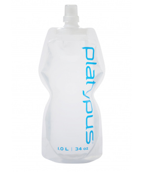 Platypus SOFTBOTTLE 1,0L Platy Logo Push-Pull láhev průhledná s logem Platypus SOFTBOTTLE 1,0L Platy Logo Push-Pull láhev průhledná s logem
