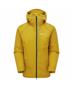 Montane FEM FORTES XT HOODIE-GINKGO GOLD-UK10/S dámská bunda žlutá