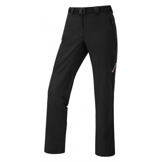 Montane FEM TERRA RIDGE PANTS-REG LEG-BLACK-UK8/XS dámské kalhoty černé