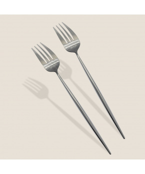 Sada 2ks vidliček Deejo FAK000 vysoký lesk