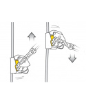 Petzl ASAP LOCK pohyblivý zachycovač pádu se zajišťovací funkcí