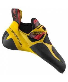 Lezečky La Sportiva Solution Comp JR Yellow/Black Lezečky La Sportiva Solution Comp JR Yellow/Black