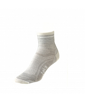 Teko 3355 S3O Ultralight Minicrew silver heather-natural dámské běžecké ponožky Teko 3355 S3O Ultralight Minicrew silver heather-natural dámské běžecké ponožky
