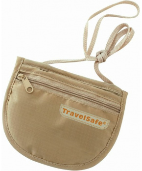 TravelSafe kapsa na krk Skin ID Pocket beige
