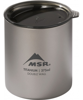 MSR Titan Cup Double Wall Mug 375 ml – lehký titanový termohrnek MSR Titan Cup Double Wall Mug 375 ml – lehký titanový termohrnek