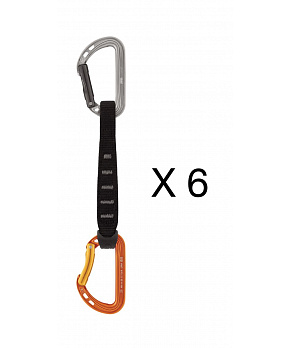 Petzl SPIRIT EXPRESS komplet 17 cm - balení 6 ks Petzl SPIRIT EXPRESS komplet 17 cm - balení 6 ks