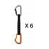 Petzl SPIRIT EXPRESS komplet 17 cm - balení 6 ks