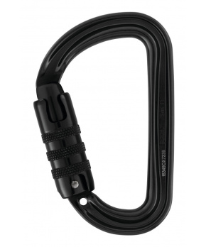 Petzl SMD TRIACT LOCK karabina s automatickou pojistkou ČERNÁ