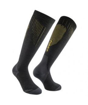 Podkolenky La Sportiva Wool Tech Socks Black/Yellow Podkolenky La Sportiva Wool Tech Socks Black/Yellow