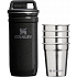 STANLEY Set 4 kusů nerez panáků The Pre-Party Shot Glass Set Hammertone Black