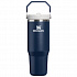 STANLEY Termoláhev s integrovanou slámkou The IceFlow™ Flip Straw 2.0 Tumbler 890 ml/30oz Dark Navy