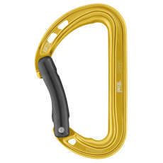 Petzl SPIRIT BENT žlutá karabina - prohlý zámek