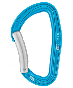 Petzl DJINN karabina tyrkysová - prohlý zámek
