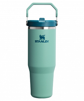 STANLEY Termoláhev s integrovanou slámkou The IceFlow™ Flip Straw 2.0 Tumbler 890 ml/30oz Spring Green
