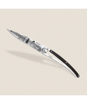 Kapesní nůž Deejo 1AB100 Tattoo Mirror 37g ebony wood Pin Up Kapesní nůž Deejo 1AB100 Tattoo Mirror 37g ebony wood Pin Up