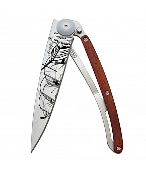 Kapesní nůž Deejo 1CB063 Tattoo 37g coralwood Corsair
