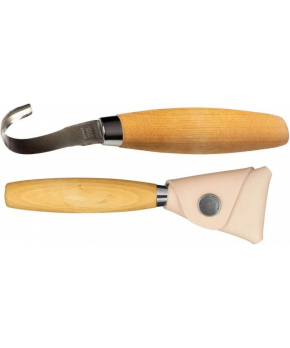 Morakniv Hook Knife 162 (S) Double Edge + Leather Sheath řezbářský nůž