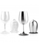 Nerezová skládací sklenka na víno GSI Outdoors Glacier Stainless Nesting Wine Glass
