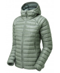 Montane FEM ANTI-FREEZE HOODIE-PALE SAGE-UK14/L dámská bunda šedozelená