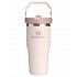 STANLEY Termoláhev s integrovanou slámkou The IceFlow™ Flip Straw 2.0 Tumbler 410 ml/20oz Rose Quartz