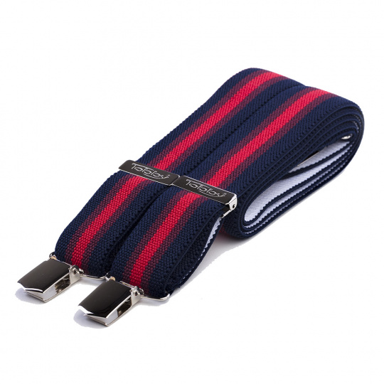 Kšandy pro dospělé Tobby, classic blue + rudá