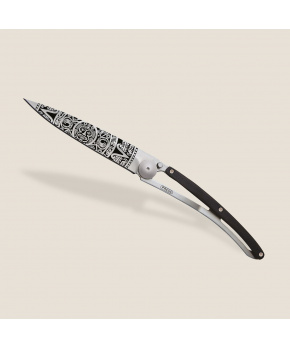 Kapesní nůž Deejo 1CB073 Tattoo 37g ebony wood Aztec Sun Kapesní nůž Deejo 1CB073 Tattoo 37g ebony wood Aztec Sun