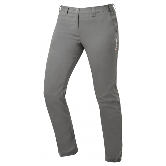 Montane FEM TERRA LIBRA PANTS-REG LEG-SHADOW-34 dámské kalhoty šedé