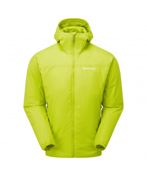 Montane RESPOND HOODIE-CITRUS SPRING-M pánská bunda žlutozelená Montane RESPOND HOODIE-CITRUS SPRING-M pánská bunda žlutozelená