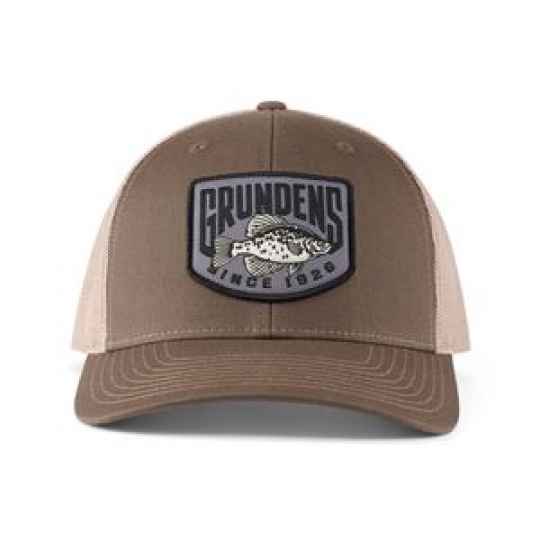 Crappie Patch Trucker Driftwood/Khaki 