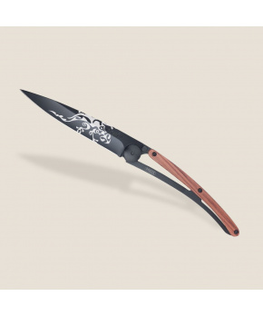 Kapesní nůž Deejo 1GB170 Tattoo Black 37g coralwood Gecko Kapesní nůž Deejo 1GB170 Tattoo Black 37g coralwood Gecko