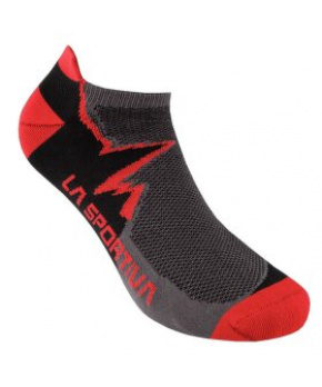 Ponožky La Sportiva Climbing Socks Carbon/Mountain Red