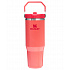 STANLEY Termoláhev s integrovanou slámkou The IceFlow™ Flip Straw 2.0 Tumbler 890 ml/30oz Hot Coral